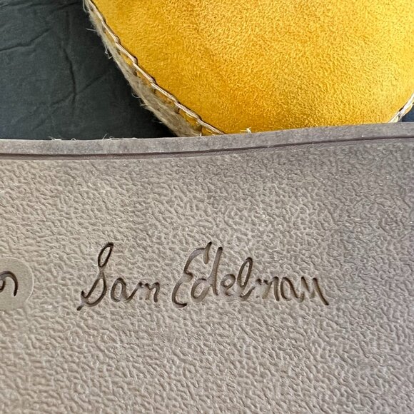 Women Sam Edelman yellow Suede platform slip On Sneakers - Picture 5 of 10